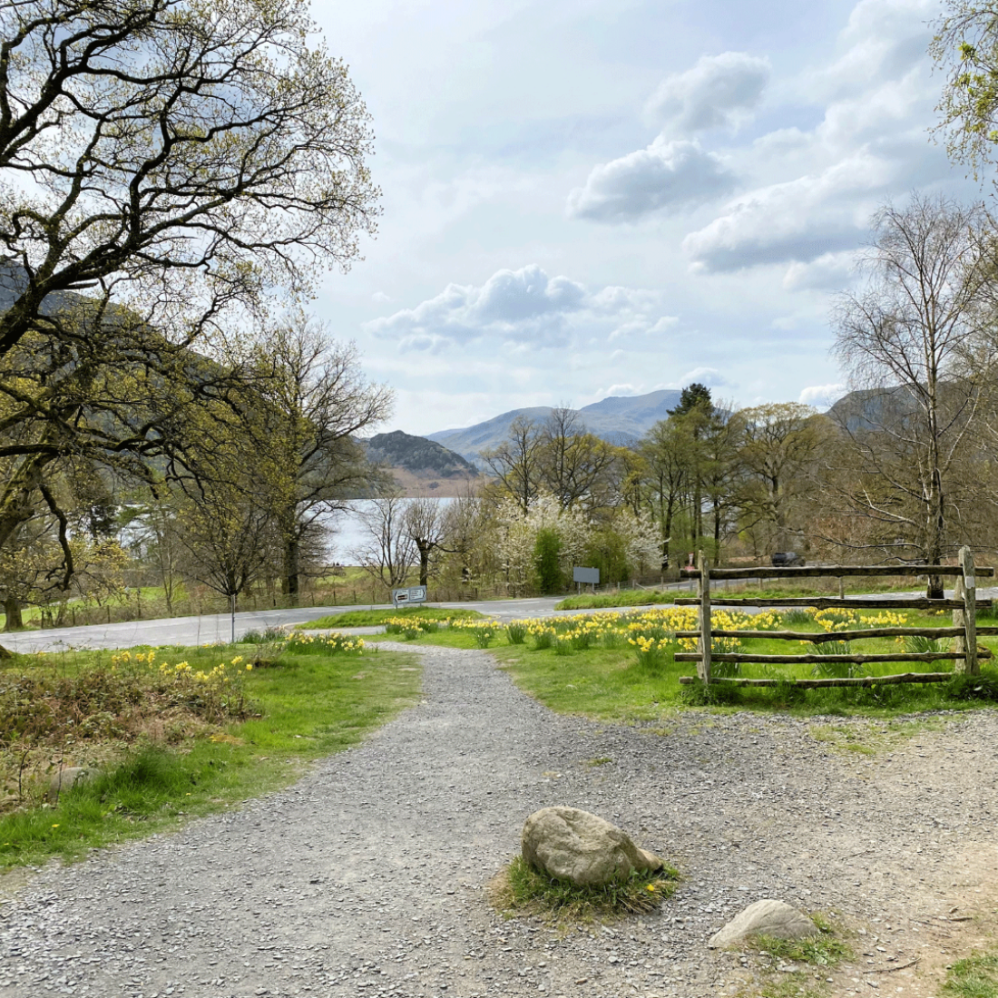 gravel paths