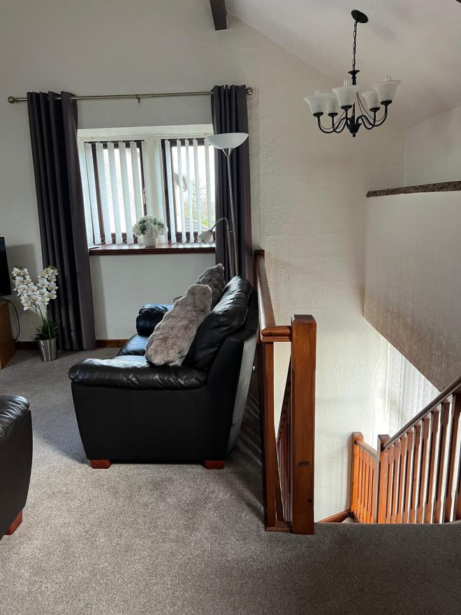 Sofa & stairs